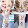 100Sheets Princess Temporary Tattoos for Kids,Cartoon Disney Princess Temporary Tattoos Gift For Fan Birthday Party Decorations for Girl Boys Home Activity Class Prizes Carnival Christmas Rewards view 4