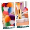 COMPUKAS 2Pcs Fluffy Nail Dust Brush Soft Makeup Brushes for Nail Art Cleaning and Loose Powder Application Skin Friendly Bristles for Manicure and present view 3