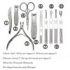 10 Pcs Stainless Steel Nail Care Kit for Professional Manicure Pedicure Set Grooming Kit with Travel Case view 4