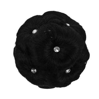 DEARMAMY Synthetic Hair Bun with Claw Clip Elegant Messy Chignon Style Hair Extension for Weddings Parties and Special Occasions Versatile Bridal Updo Accessory for Women
