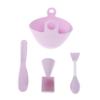 PartyKindom 1 Set Silicone Face Mask Mixing Bowl DIY Skincare Tool Kit for Women for Mixing Facial Masks with Enhanced Effectiveness and Unique Spill Prevention Design view 1