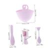 PartyKindom 1 Set Silicone Face Mask Mixing Bowl DIY Skincare Tool Kit for Women for Mixing Facial Masks with Enhanced Effectiveness and Unique Spill Prevention Design view 2