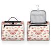 Adornori Cute Pig Faces Travel Toiletry Bag for Men and Women, Large Hanging Makeup Bag Organizer Toiletries Bag for Travel, Pink Pig Cosmetic Bag with Handle view 4