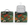 Adornori Tropical Flower Travel Toiletry Bag for Men and Women, Large Hanging Makeup Bag Organizer Toiletries Bag for Travel, Hibiscus Floral Cosmetic Bag with Handle view 4
