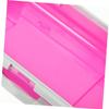 DIYEAH 2pcs Lash Storage Case Makeup Suitcase for Travel Home Portable Eyelash Organizer Small Cosmetic Case for Women view 3