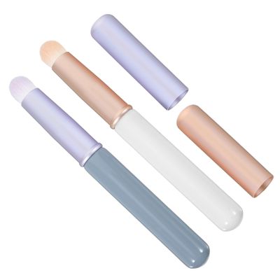Beaupretty 2Pcs Lip Brush with Cover Portable Lip Gloss Applicators for Women Makeup Tool for Lip Lip Balm and Lipstick Application