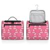 Adornori Pink Travel Toiletry Bag for Men and Women, Large Hanging Makeup Bag Organizer Toiletries Bag for Travel, Bow Cosmetic Bag with Handle view 4