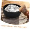 STOBAZA Stainless Steel Shaving Bowl with Lid Mixing Bowl for Men Travel Friendly Shaving Accessory Efficient Brush Drying Stand for Home view 3