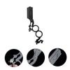 DECOMELODY Double Ring Manual Folding Razor Stand for Men  Multi-Purpose Hairdressing and Shaving Tool Compatible Oil Head Carving Razor Blades Not Included view 3