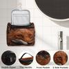 Adornori Funny Fox Travel Toiletry Bag for Men and Women, Large Hanging Makeup Bag Organizer Toiletries Bag for Travel, Animal Theme Cosmetic Bag with Handle view 3