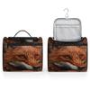 Adornori Funny Fox Travel Toiletry Bag for Men and Women, Large Hanging Makeup Bag Organizer Toiletries Bag for Travel, Animal Theme Cosmetic Bag with Handle view 4