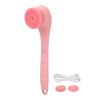 AE-8386 Electric Body Brush Set - 360 Rotating Long Handle Shower Brush with Soft & Design - Pink view 1