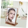 ABOOFAN Adjustable Makeup Vanity Mirror Swivel Base 360-Degree Rotation Table Mirror for Bedroom and Bathroom Wooden Stand Aesthetic Desk Decor view 3