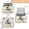 Adornori Ballerina Travel Toiletry Bag for Men and Women, Large Hanging Makeup Bag Organizer Toiletries Bag for Travel, Dance Ballet Cosmetic Bag with Handle view 2