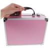 Alipis Aluminum Alloy Toolbox Makeup Case Handle Large Capacity Multi-Purpose Storage Organizer for Cosmetics Medical Supplies and Jewelry Portable Travel Design view 4