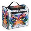 Adornori Mardi Gras Travel Toiletry Bag for Men and Women, Large Hanging Makeup Bag Organizer Toiletries Bag for Travel, Festival Masquerade Party Cosmetic Bag with Handle view 1