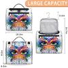 Adornori Mardi Gras Travel Toiletry Bag for Men and Women, Large Hanging Makeup Bag Organizer Toiletries Bag for Travel, Festival Masquerade Party Cosmetic Bag with Handle view 2