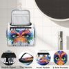 Adornori Mardi Gras Travel Toiletry Bag for Men and Women, Large Hanging Makeup Bag Organizer Toiletries Bag for Travel, Festival Masquerade Party Cosmetic Bag with Handle view 3