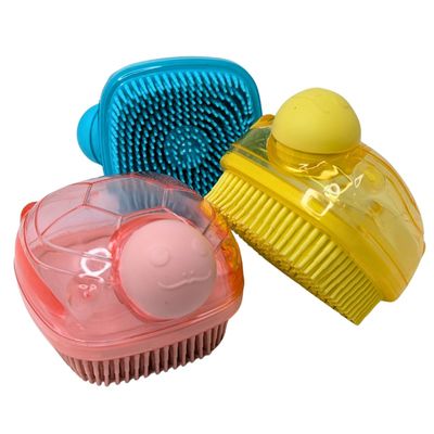 3 Brushes Exfoliating Facial Body Silicone Sponge Bath