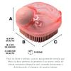 3 Brushes Exfoliating Facial Body Silicone Sponge Bath view 2