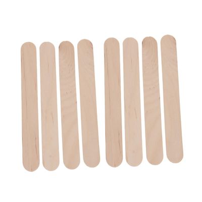 IWOWHERO 50pcs Hair Removal Wax Sticks Non-Sterile Wooden Applicator Spatula for Waxing Tongue Depressors for Facial Hair Removal and Beauty Care