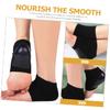 EXQUIMEUBLE Silicone Heel Protectors 2 Pairs Reusable Moisturizing Foot Sleeves for Men and Women Breathable and Elastic Heel Socks view 2