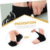 EXQUIMEUBLE Silicone Heel Protectors 2 Pairs Reusable Moisturizing Foot Sleeves for Men and Women Breathable and Elastic Heel Socks view 3