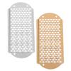 DEARMAMY 2pcs Foot File Set Stainless Steel Dead Skin Remover Scraper for Dry Cracked Feet Heel Grater Comfortable Handle for Home Use view 1