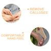 DEARMAMY 2pcs Foot File Set Stainless Steel Dead Skin Remover Scraper for Dry Cracked Feet Heel Grater Comfortable Handle for Home Use view 3