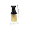 Beaupretty 3pcs Detachable Neck Hair Cleaning Brush for Home and Barber Shop Ergonomic Duster Brush Tool for Hair Styling and Beard Care Easy to Clean Bristles view 2