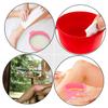HAKIDZEL 4Pcs Folding Silicone Wax Bowls for Hair Removal Reusable Easy Clean Nonstick Waxing Accessory for Home Waxing Random Color view 4