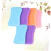 BIUDECO 6 Pcs Exfoliating Rubbing Stone for Dead Skin Removal Home Foot Care Tool PU Material Random Color for Smooth Skin and Enhanced Circulation Random Color view 3