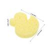Beaupretty Cartoon Shower Sponge Pad Soft Absorbent Bathing Sponge for Fun Yellow for Skin Care and Bath Enjoyment view 2