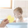 Beaupretty Cartoon Shower Sponge Pad Soft Absorbent Bathing Sponge for Fun Yellow for Skin Care and Bath Enjoyment view 4