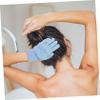 Beaupretty Double-Sided Exfoliating Gloves 3 Pairs Heavy Duty Bath Mitts Dead Skin Removal Body Scrubber for Men and Women view 4