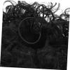 Beavorty Piece Bun Wig Styling Messy Hair Bun Natural Bun Extensions for Women Thick Loose Scrunchie Tousle Curls Woman Fake Bun Curly Toppers Hair Buns Scrunchy Wispy Black Chemical Fiber view 3