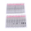Beaupretty 24pcs Stainless Steel Flat Tip Tweezers Eyebrow Tweezers Hair Removal for Eyebrow Grooming view 1