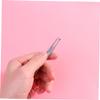 Beaupretty 24pcs Stainless Steel Flat Tip Tweezers Eyebrow Tweezers Hair Removal for Eyebrow Grooming view 2