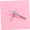 Beaupretty 24pcs Stainless Steel Flat Tip Tweezers Eyebrow Tweezers Hair Removal for Eyebrow Grooming view 3