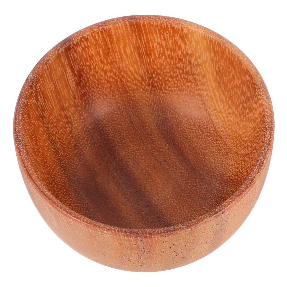 DECORNIJIA Wooden Shaving Soap Bowl for Men Natural Lather Container for Smooth Shaving Easy to Clean Household Bowl for Bathroom Travel Use