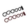 CTIRCHIU 8 Pairs Fishbone Hair Braider Tool Easy DIY Ponytail Styling for All Hair Types for Home Professional Use Includes and Clips view 1