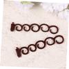 CTIRCHIU 8 Pairs Fishbone Hair Braider Tool Easy DIY Ponytail Styling for All Hair Types for Home Professional Use Includes and Clips view 2