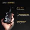 BASED Daily Facial Cleanser for Men - Deep Cleaning Formula with Bamboo Charcoal & Willow Bark - Removes Buildup Without Stripping - Clear Skin (6.8 Fl Oz Pack of 1) view 3