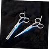 NIYANGLE Professional Hairdressing Scissors Set 6-Piece Barber Scissor Kit Ergonomic Handles Teeth Cut and Straight Cutting Tools for Hair Styling Suitable for Salon and Home Use view 3
