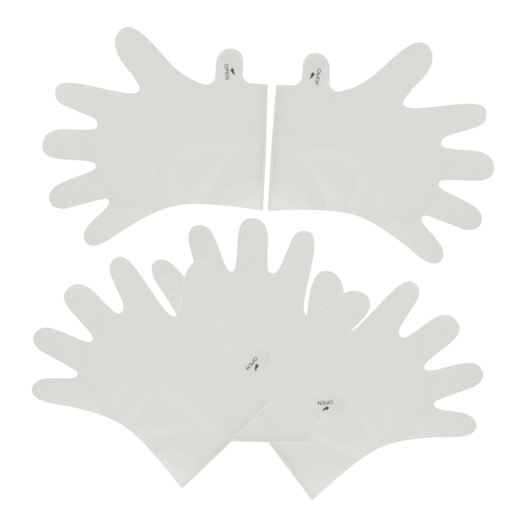PartyKindom 5 Pcs Moisturizing Nourish Gloves for Hand Care Soft and Breathable Hand Treatment Hydrating and Soothing Supplies for Dry Skin Gentle Exfoliation and Sunburn Relief