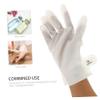 PartyKindom 5 Pcs Moisturizing Nourish Gloves for Hand Care Soft and Breathable Hand Treatment Hydrating and Soothing Supplies for Dry Skin Gentle Exfoliation and Sunburn Relief view 4