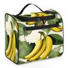 Adornori Banana Pattern Travel Toiletry Bag for Men and Women, Large Hanging Makeup Bag Organizer Toiletries Bag for Travel, Tropical Fruit Cosmetic Bag with Handle view 1