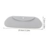 HOOTNEE Portable Silicone Makeup Bag Brush Holder Grey Travel Cosmetic Organizer for Makeup Tools Waterproof Detachable Design for Women Go view 2