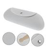 HOOTNEE Portable Silicone Makeup Bag Brush Holder Grey Travel Cosmetic Organizer for Makeup Tools Waterproof Detachable Design for Women Go view 4