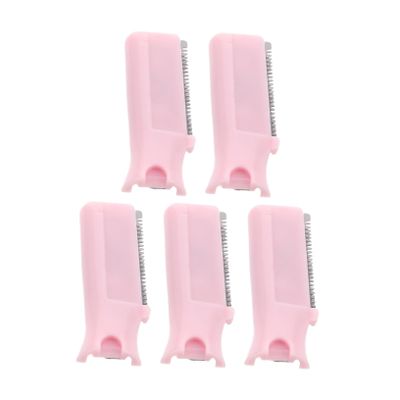 SMASOLO 5pcs Eyebrow Trimmer Replacement Heads Durable Blades for Precise Hair Removal Compatible with Various Grooming Tools for Daily Use and Travel